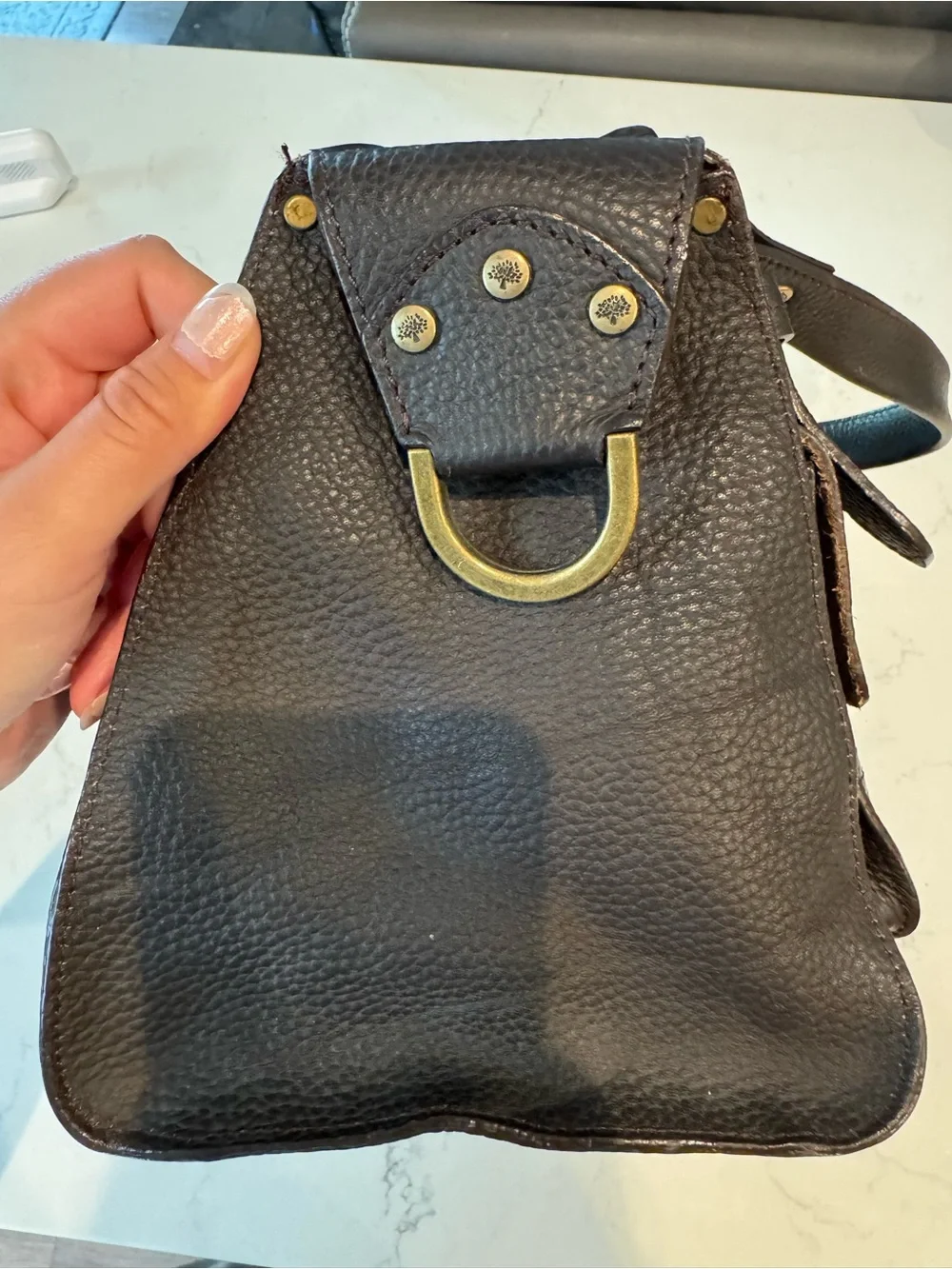 Vintage Mulberry Large Roxanne Darwin Leather in Brown